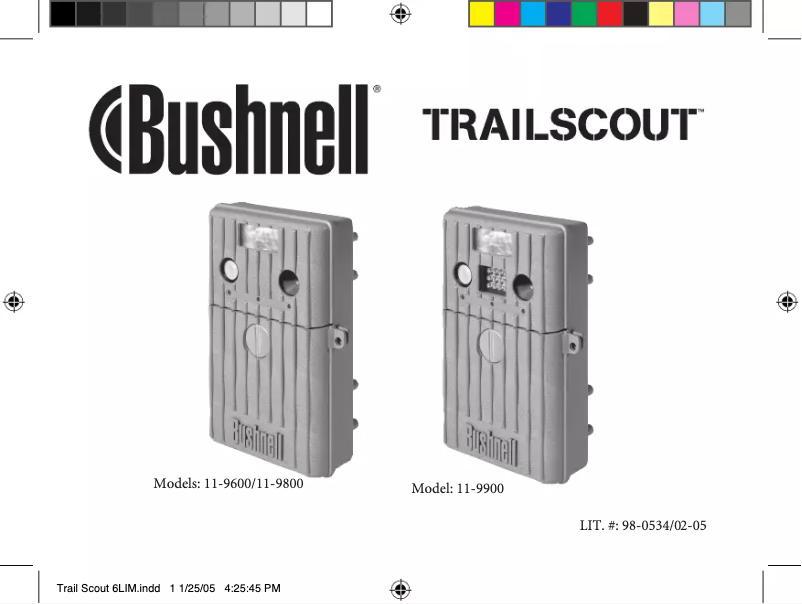 Page 1 de la notice Manuel utilisateur Bushnell TrailScout 119900