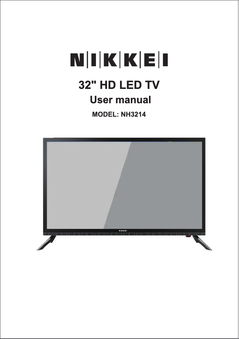 Page 1 de la notice Manuel utilisateur Nikkei NH3214