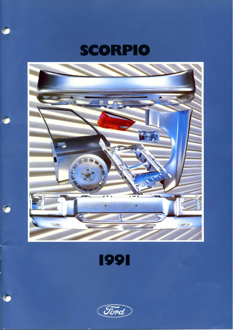Image de la première page du manuel de l'appareil Scorpio (1991)