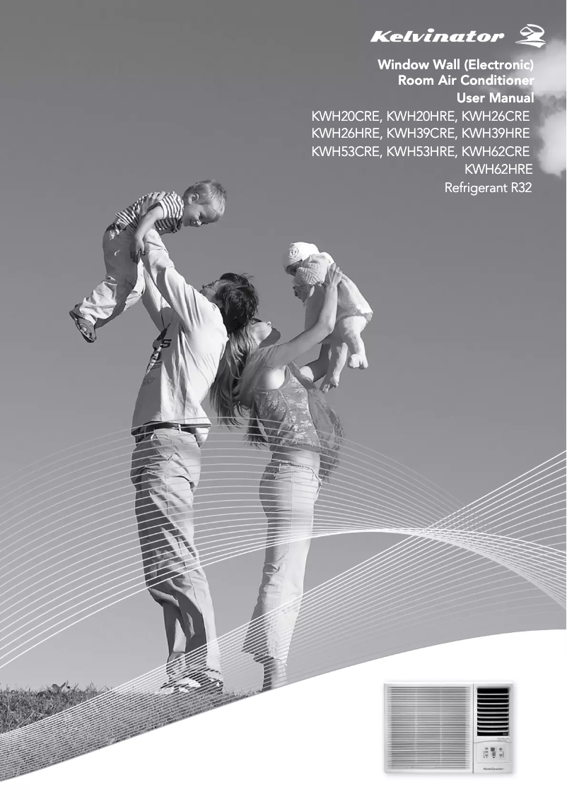 Page 1 de la notice Mode d'emploi Kelvinator KWH39CRE