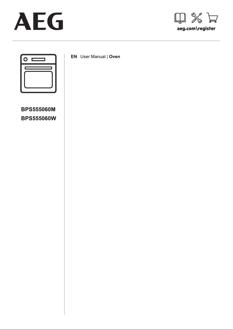 Page 1 de la notice Manuel utilisateur AEG BPS555060W