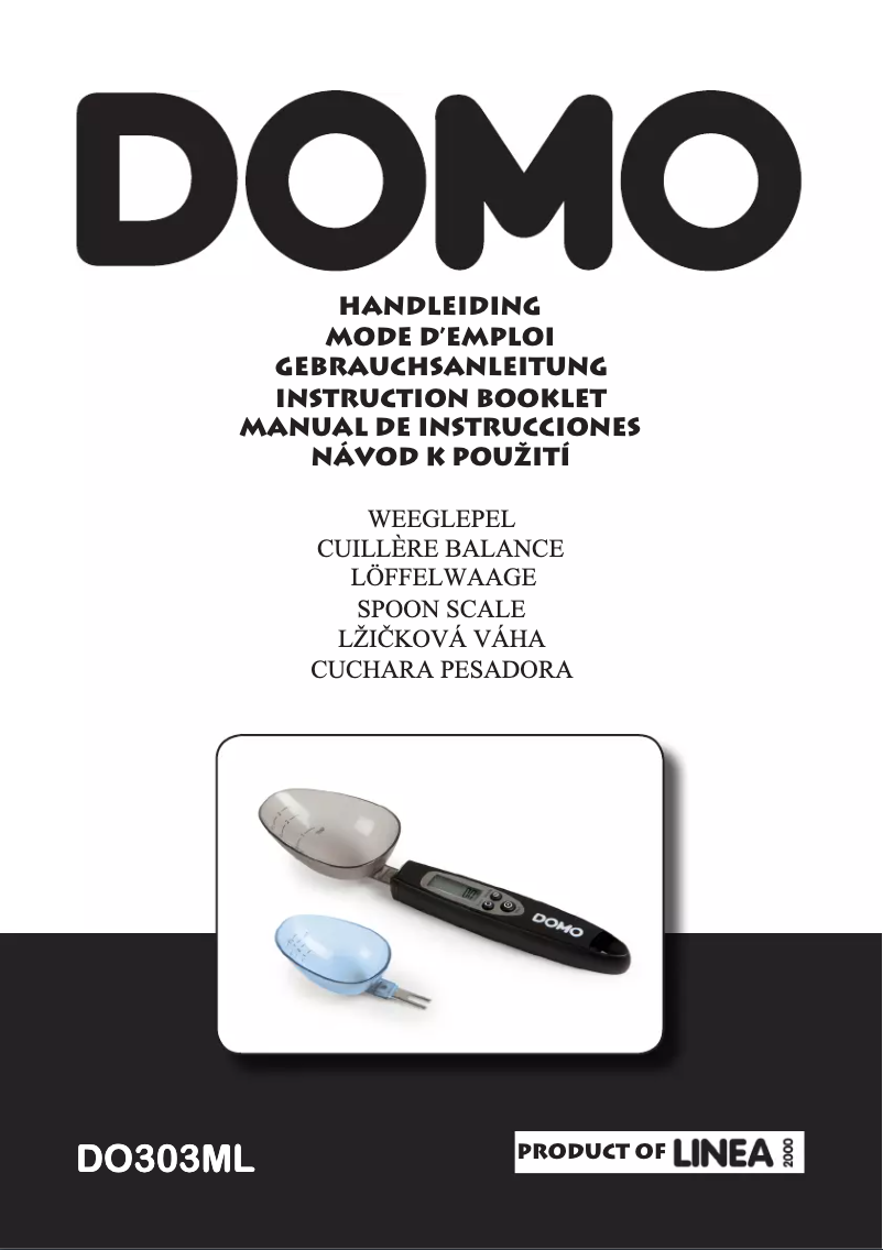 Page n°1 - Manuel utilisateur Domo DO303ML
