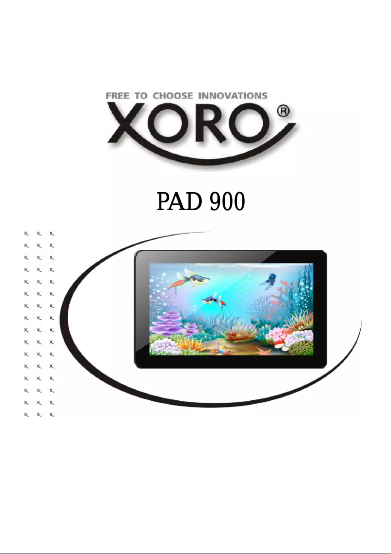 Page n°1 - Manuel utilisateur Xoro PAD 900