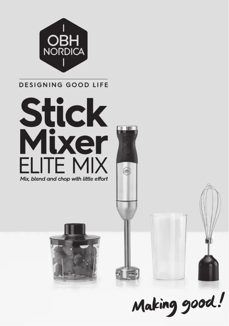 Página 1 del manual Manual de usuario OBH Nordica Elite Mix 7715