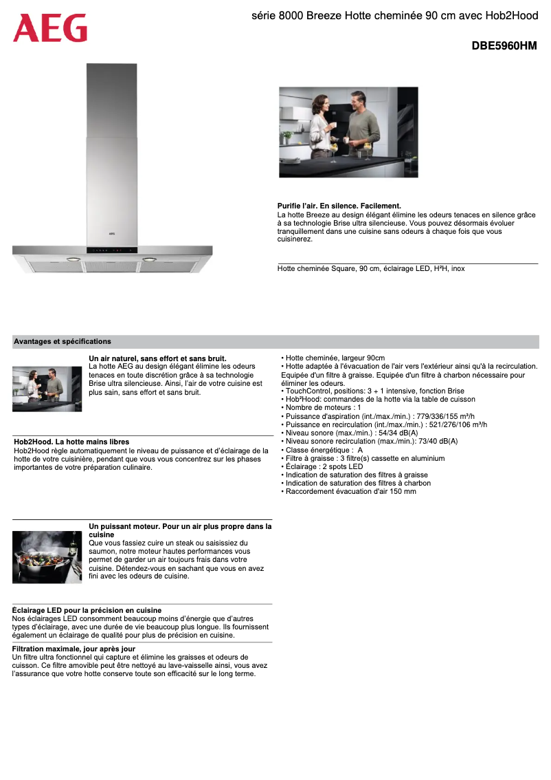 Imagen de la primera página del manual del dispositivo DBE5960HM