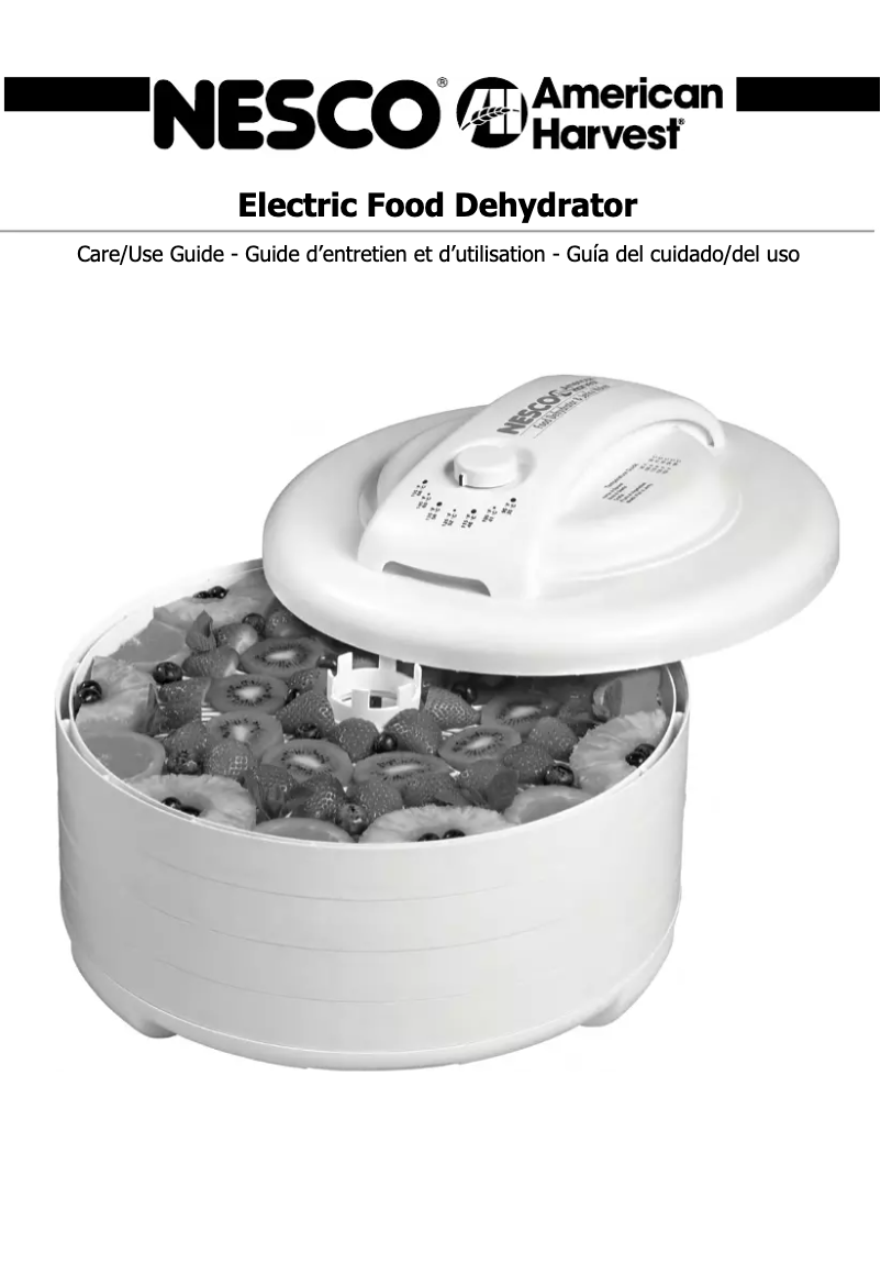 Image de la première page du manuel de l'appareil Snackmaster Encore FD-61
