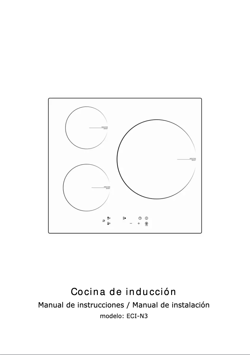 Page 1 de la notice Manuel utilisateur Milectric ECI-N3