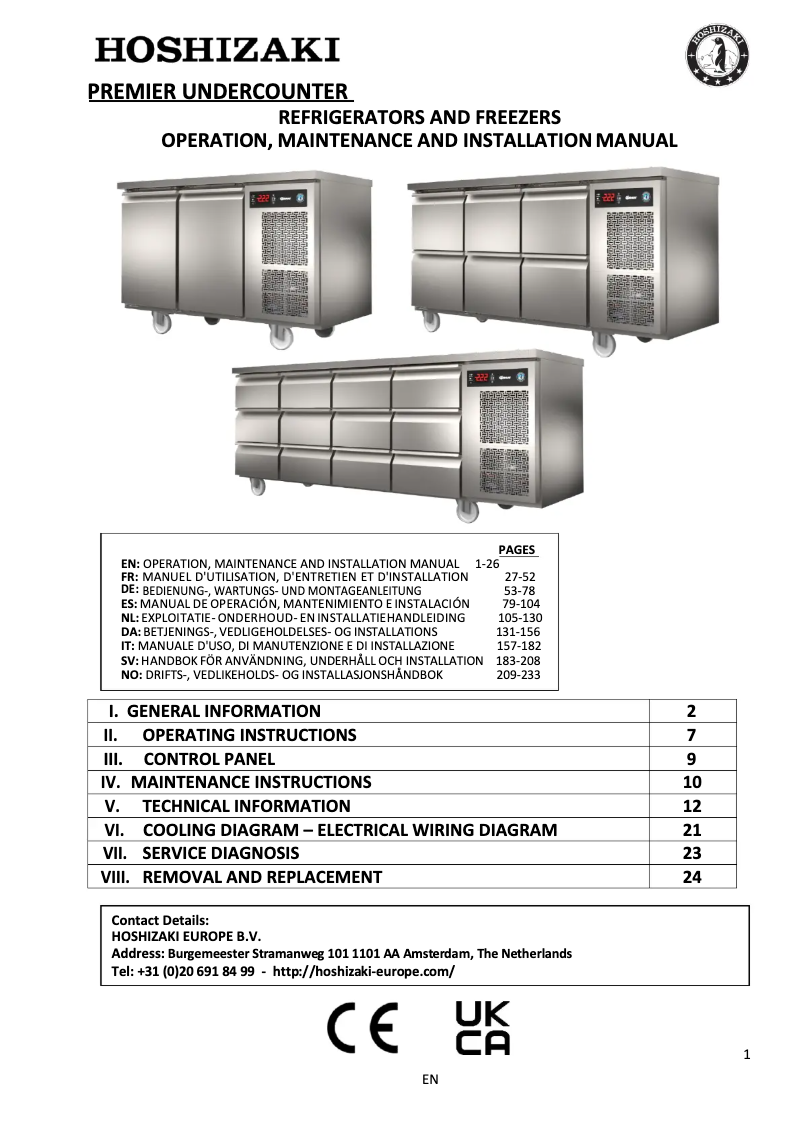 Página 1 del manual Manual de usuario Gram Premier F 2 A DL DR L E