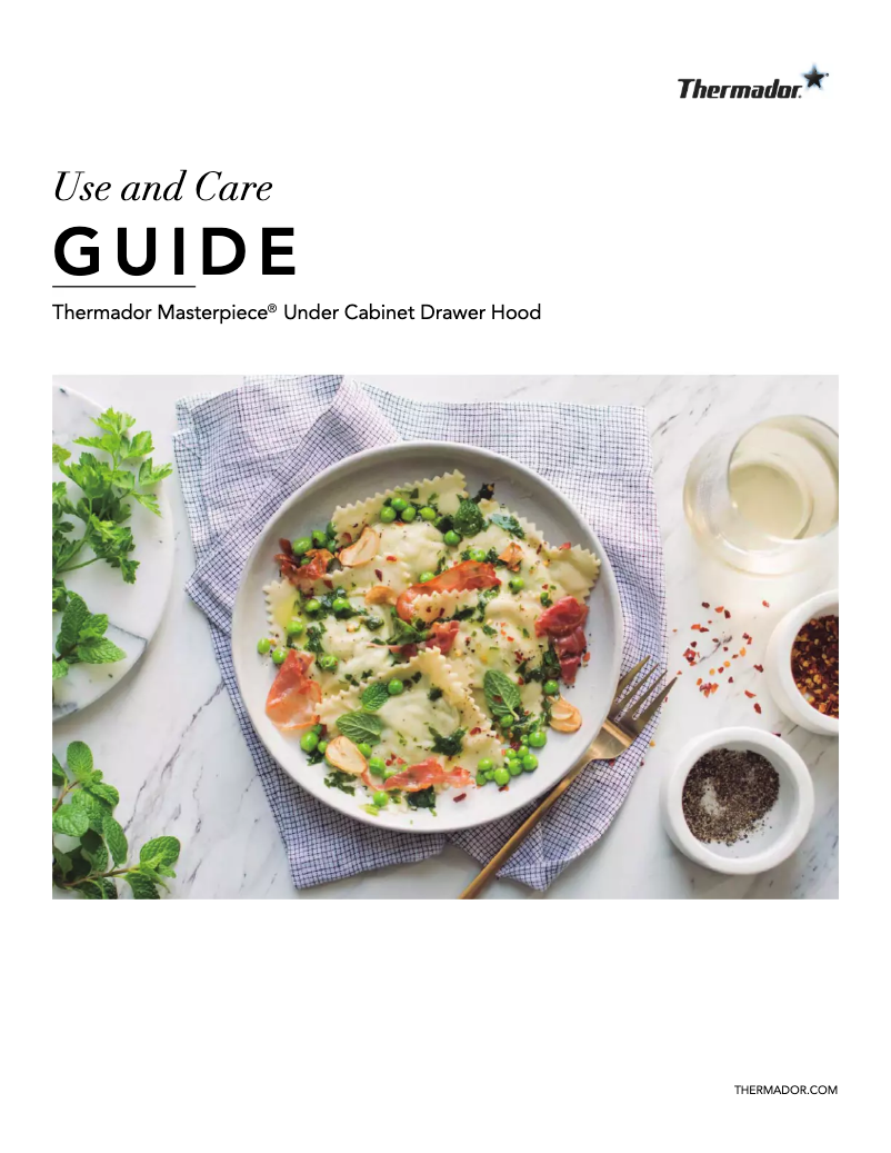 Page 1 de la notice Manuel utilisateur Thermador HMDW36WS