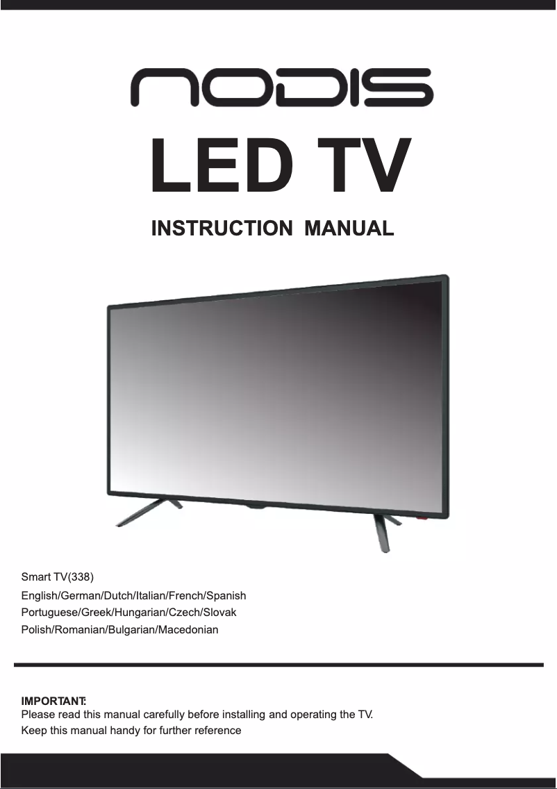 Image de la première page du manuel de l'appareil ND-4048SA