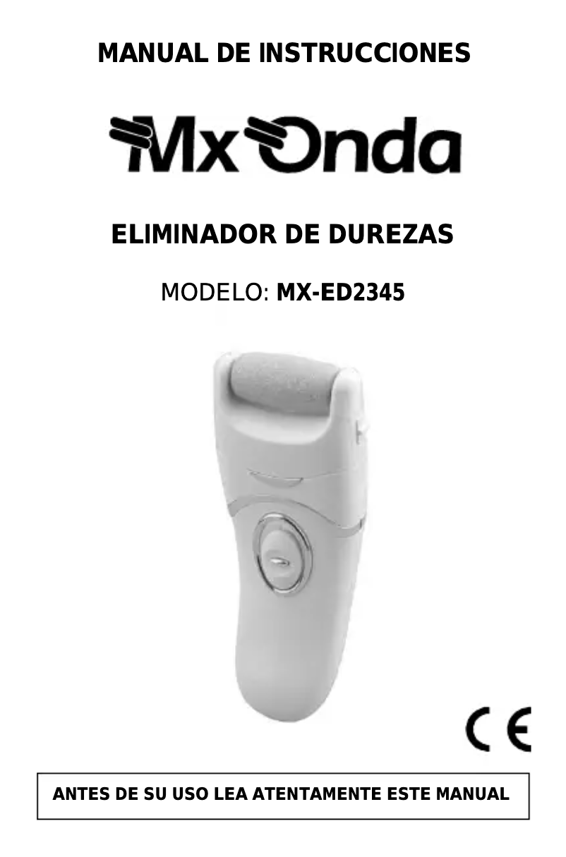Image de la première page du manuel de l'appareil MX-ED2345