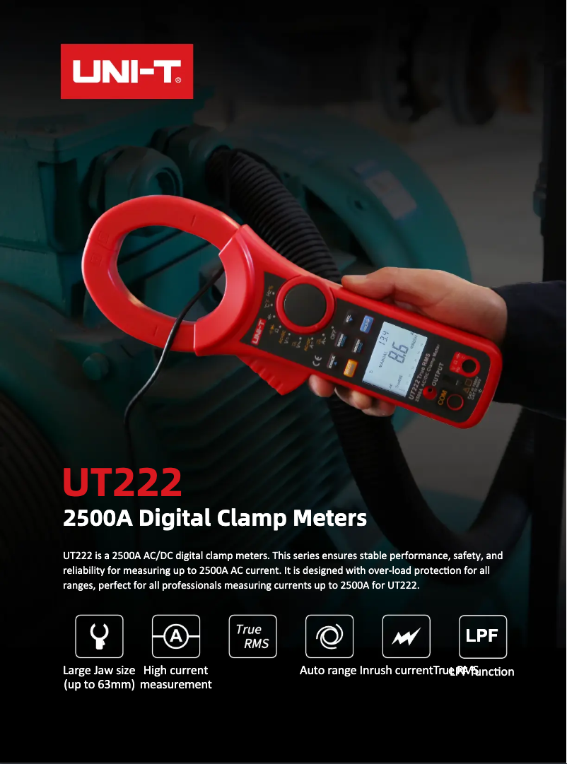 Page n°1 - Manuel utilisateur Uni-T UT222