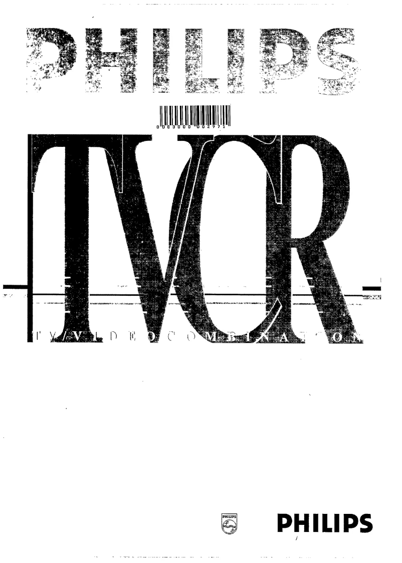 Page 1 of the manual User Manual Philips 21PV267
