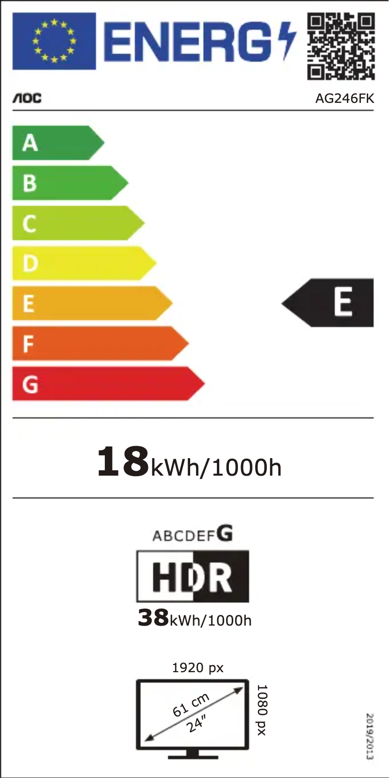 Image de la première page du manuel de l'appareil AGON Pro AG246FK