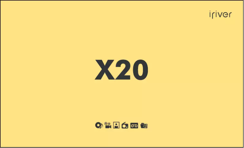 Page 1 de la notice Manuel utilisateur iRiver X20