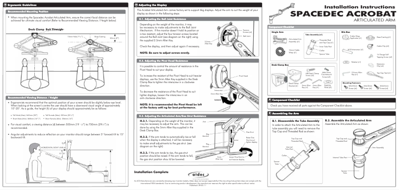 Page n°1 - Manuel utilisateur Atdec SD-AT-DK