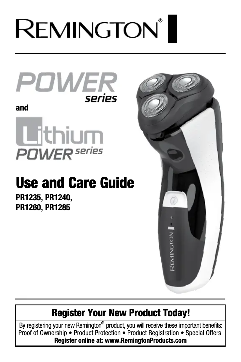 Image de la première page du manuel de l'appareil R8 WETech