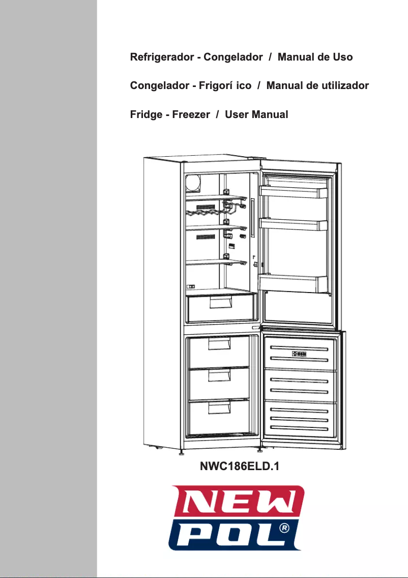 Page n°1 - Manuel utilisateur New Pol NWC186ELD.1