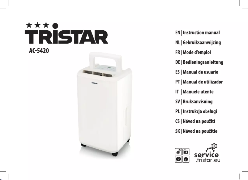 Página 1 del manual Manual de usuario TriStar AC-5420BS
