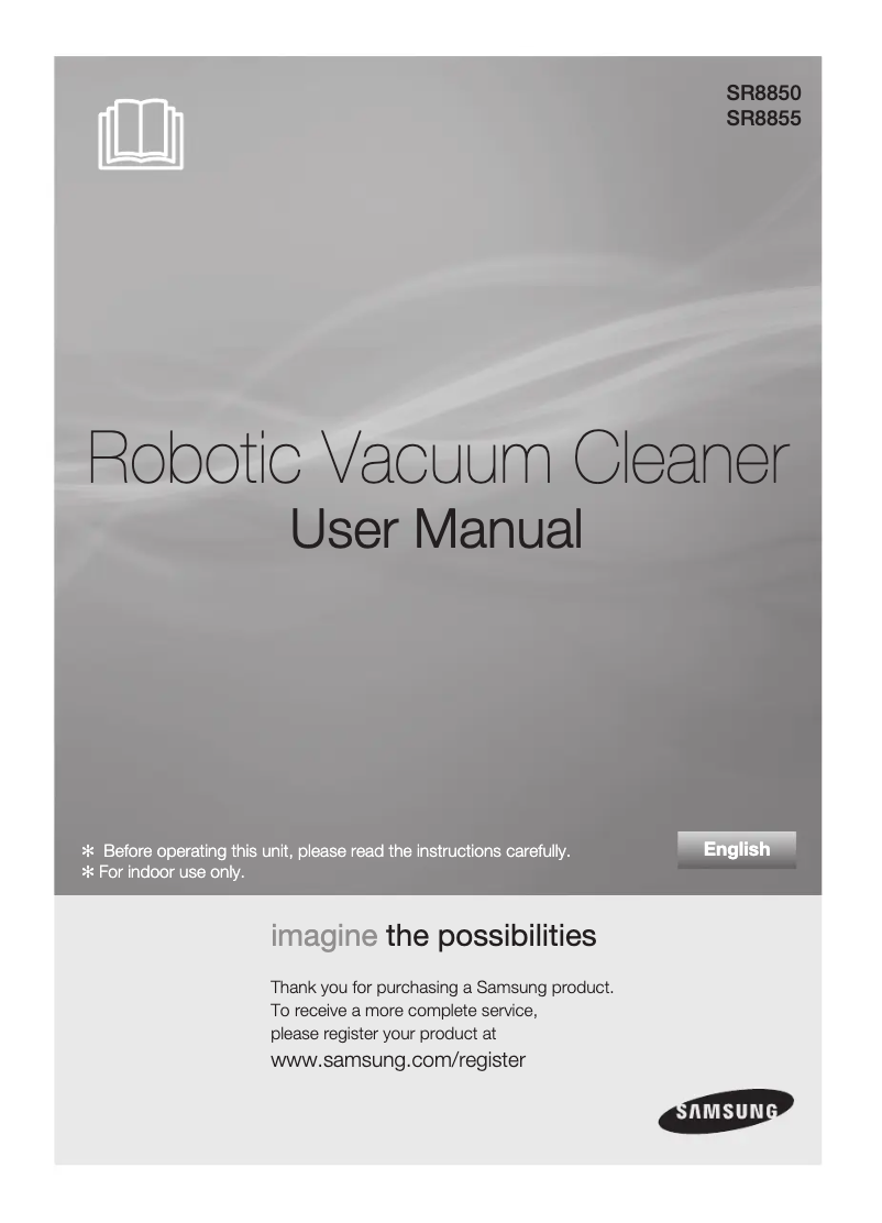 Page 1 de la notice Manuel utilisateur Samsung SR8857