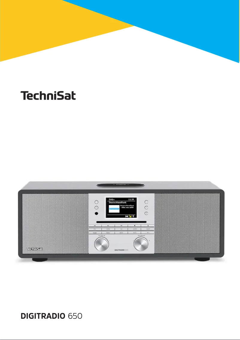 Image de la première page du manuel de l'appareil DigitRadio 650