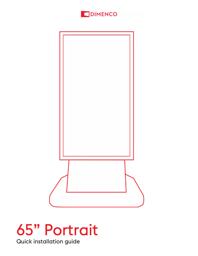 Page n°1 - Manuel utilisateur Dimenco DM654MAP