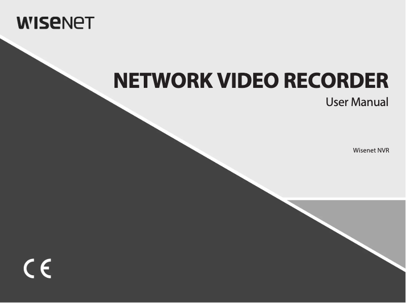 Page n°1 - Manuel utilisateur Wisenet QRN-1620S
