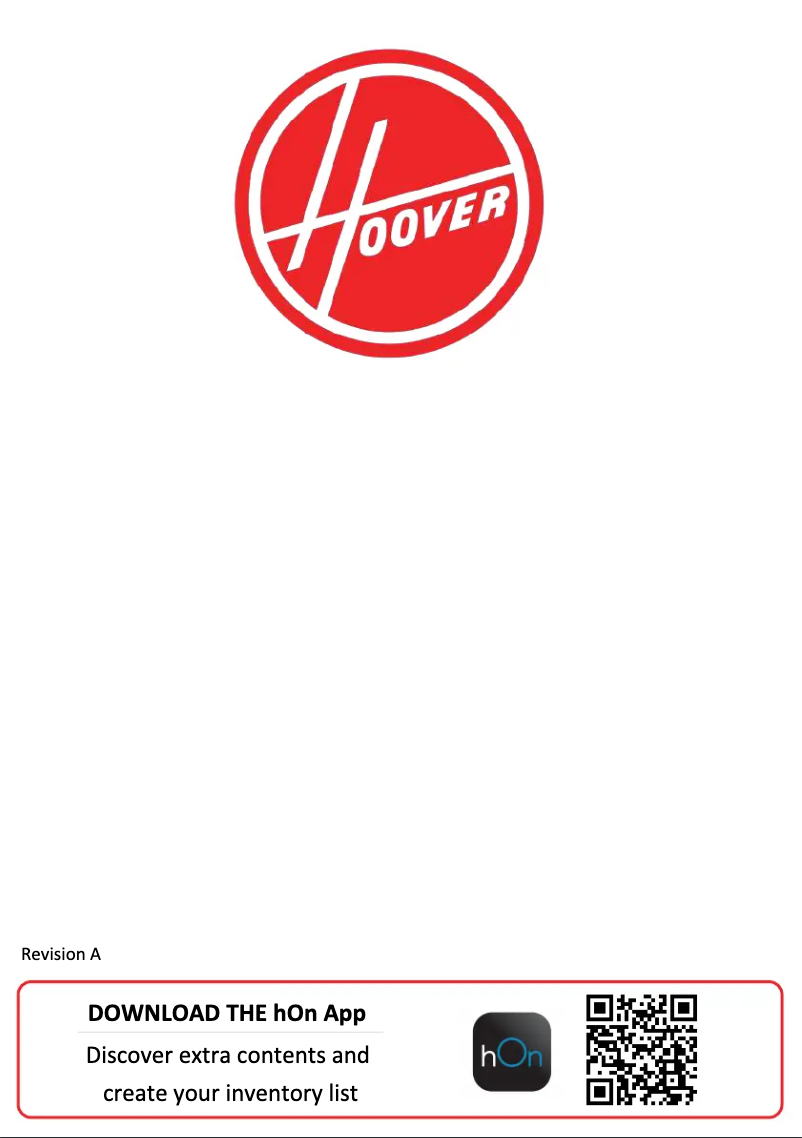 Página 1 del manual Manual de usuario Hoover HOBT3518EW