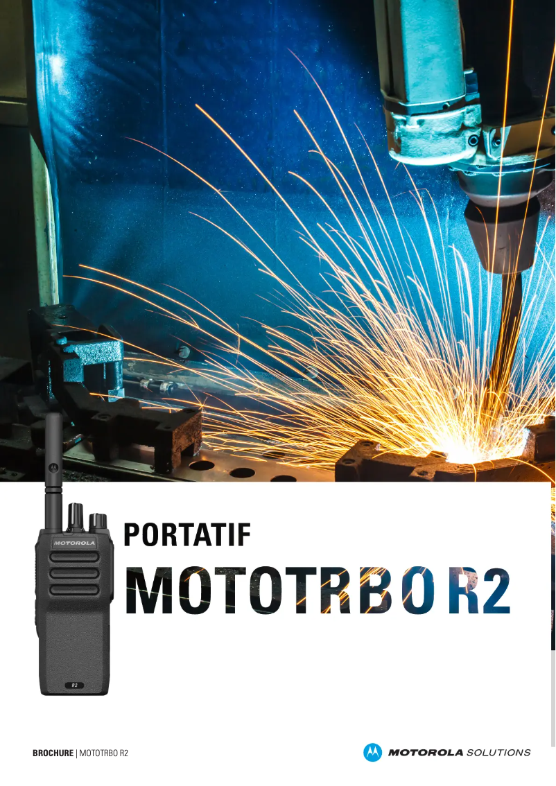 Page 1 de la notice Brochure Motorola MOTOTRBO R2