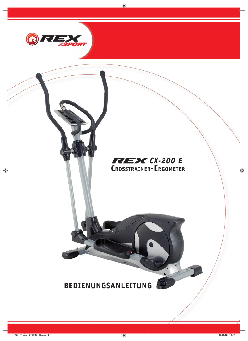 Page 1 de la notice Manuel utilisateur Rex CX-200 E
