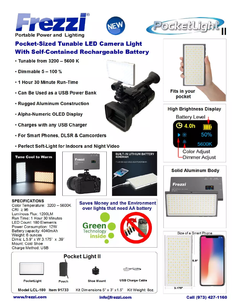 Page n°1 - Manuel utilisateur Frezzi Pocket Light II