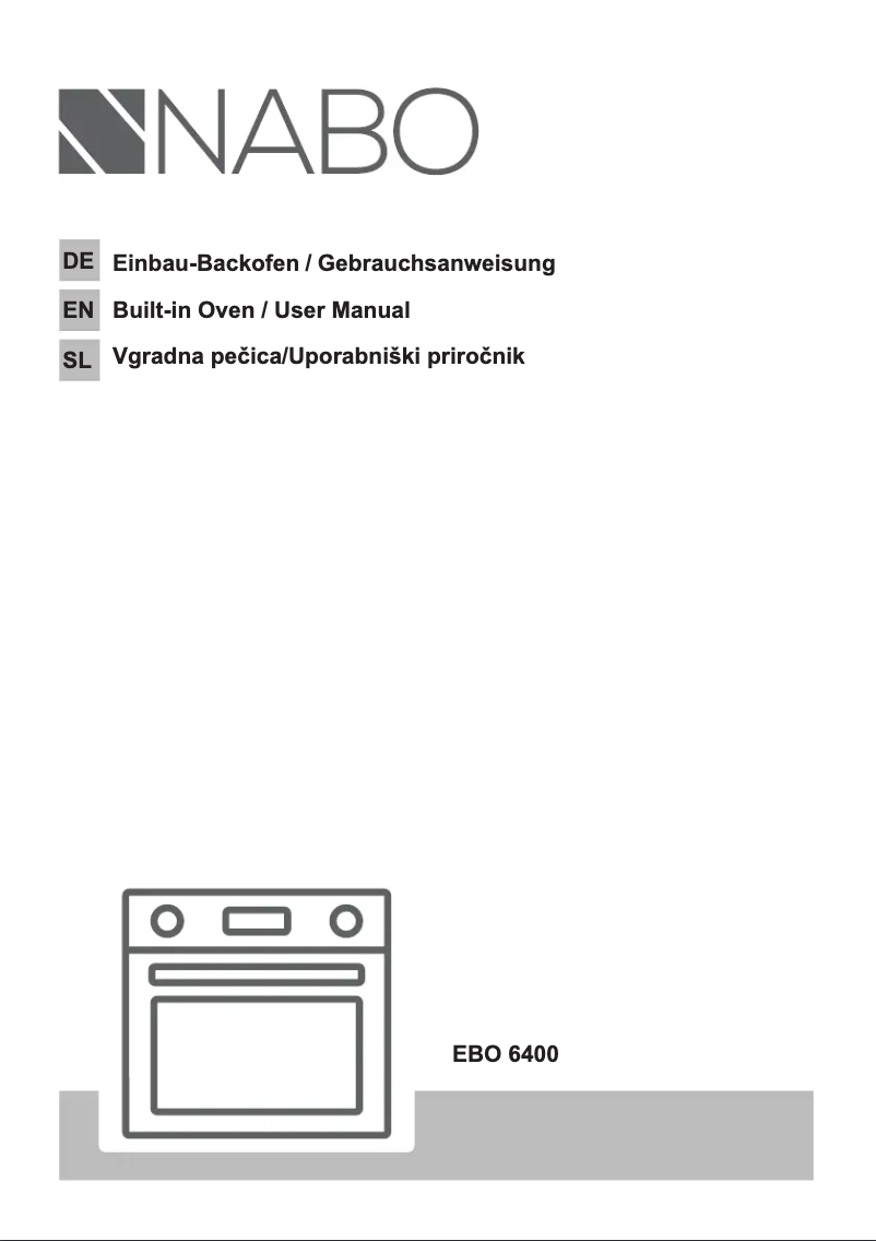 Page 1 de la notice Manuel utilisateur Nabo EBO 6400