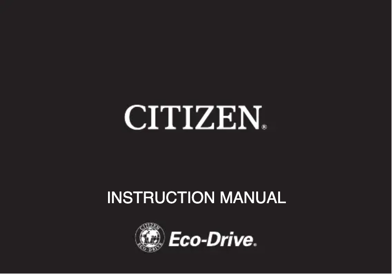 Página 1 del manual Manual de usuario Citizen CB5