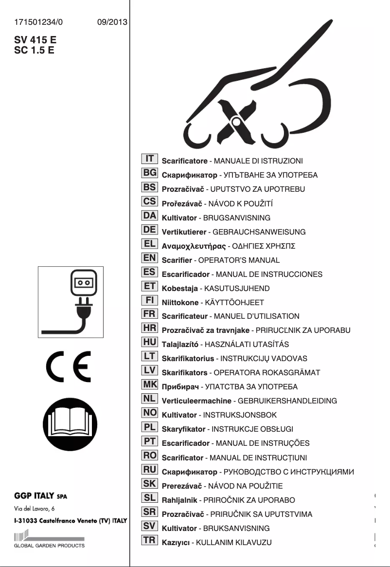 Image de la première page du manuel de l'appareil SC 1.5 E