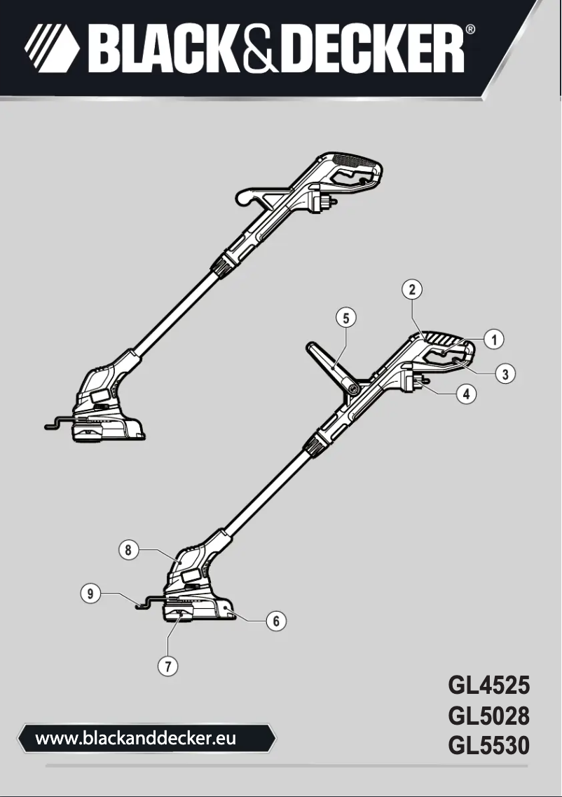 Page 1 de la notice Manuel utilisateur Black & Decker GL5028
