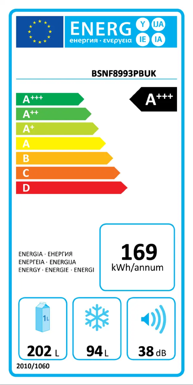 Image de la première page du manuel de l'appareil BSNF 8993 PB UK