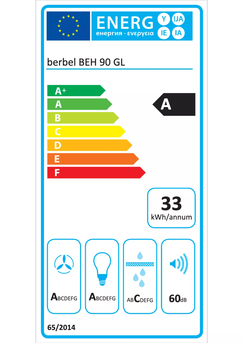 Page 1 de la notice Manuel utilisateur Berbel BEH 90 GL