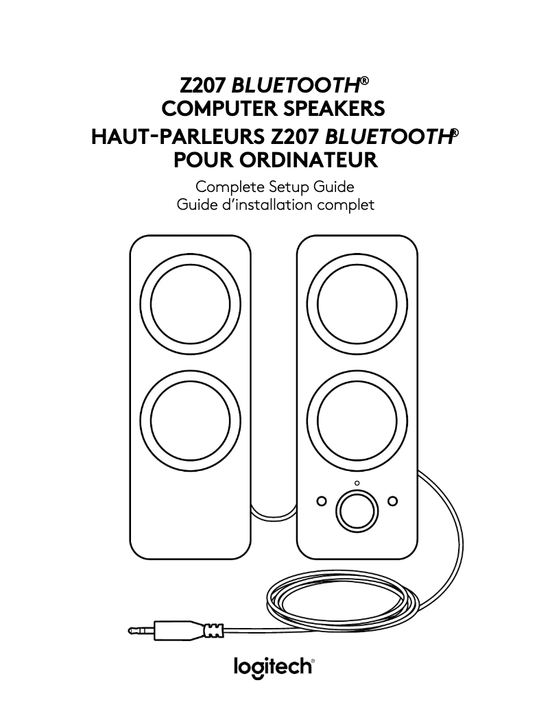 Page 1 de la notice Manuel utilisateur Logitech Z207