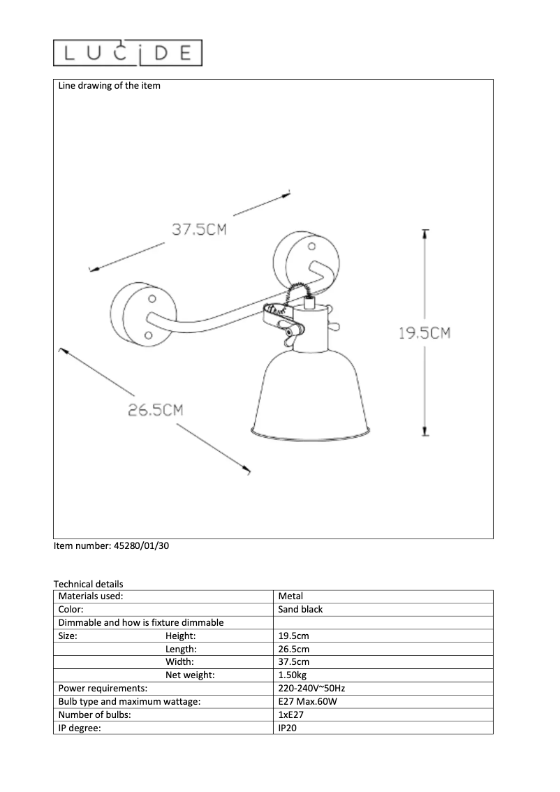 Image de la première page du manuel de l'appareil Pia
