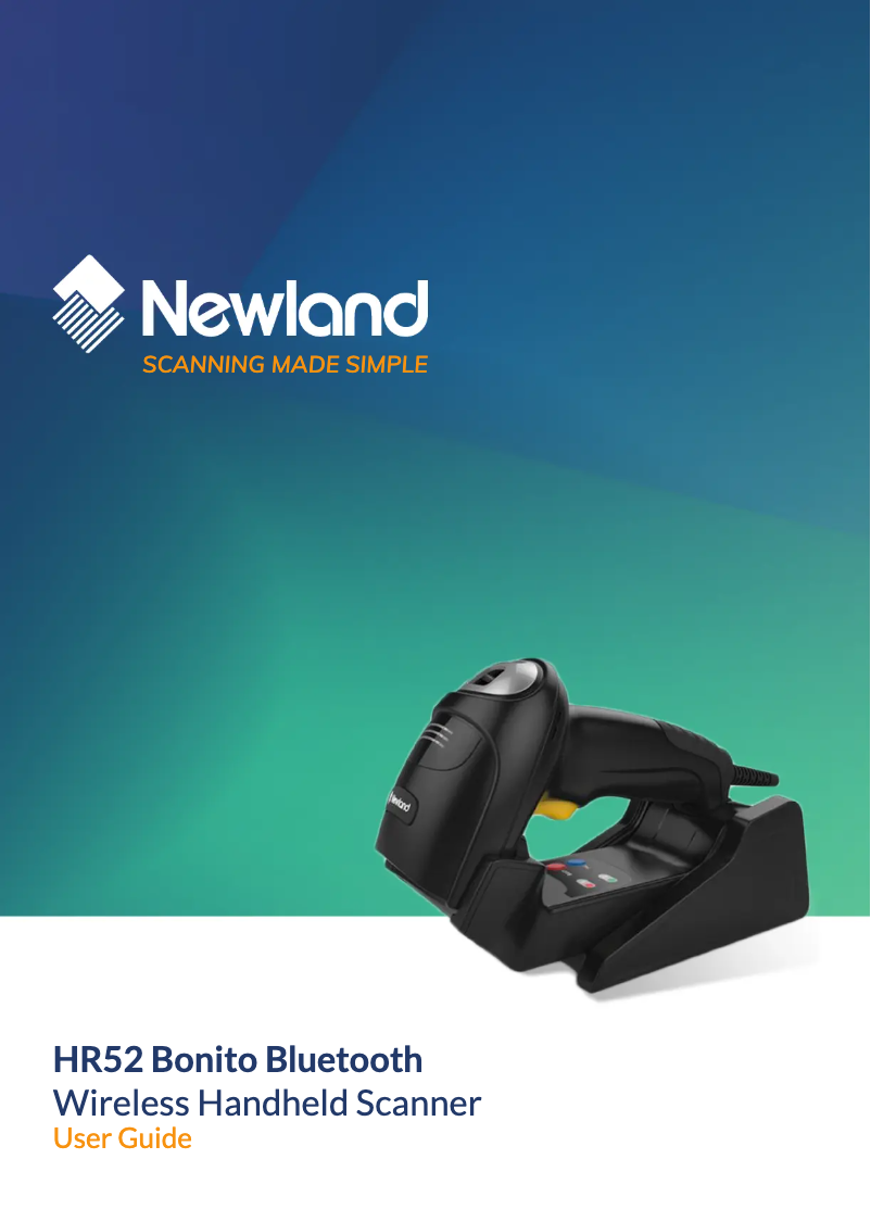 Página 1 del manual Manual de usuario Newland HR52 Bonito