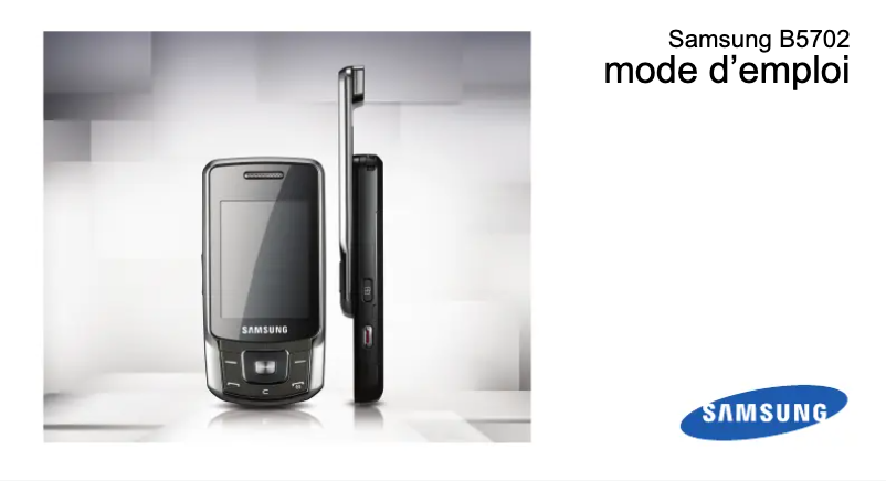 Page 1 de la notice Manuel utilisateur Samsung GT-B5702