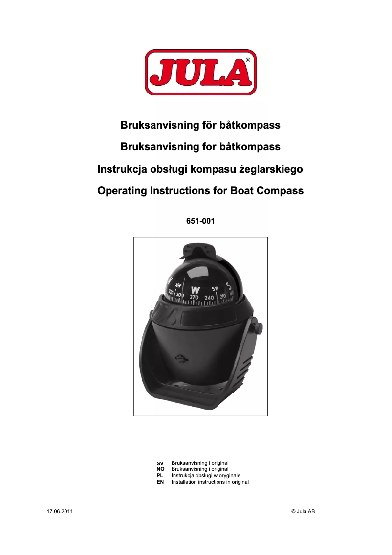 Image de la première page du manuel de l'appareil 651-001