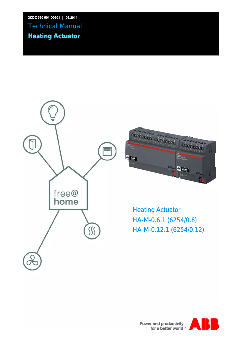 Page 1 de la notice Manuel utilisateur ABB HA-M-0.6.1