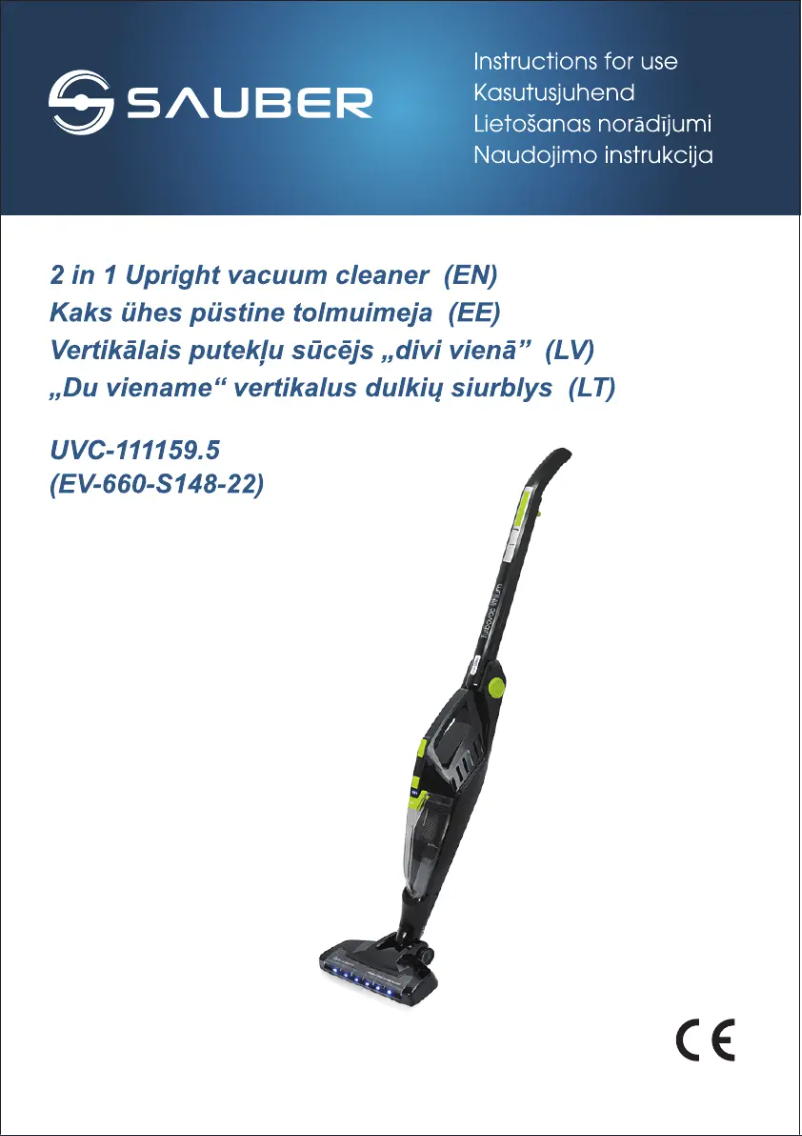 Page 1 de la notice Manuel utilisateur Emerio UVC-111159