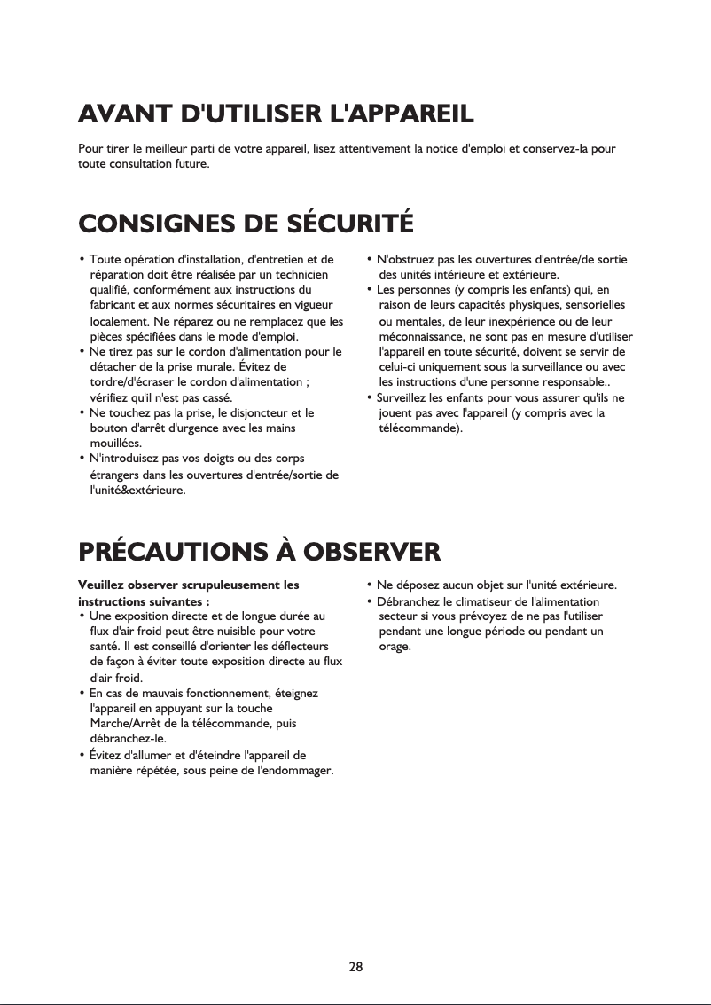Page 1 de la notice Manuel utilisateur Whirlpool AMD 314
