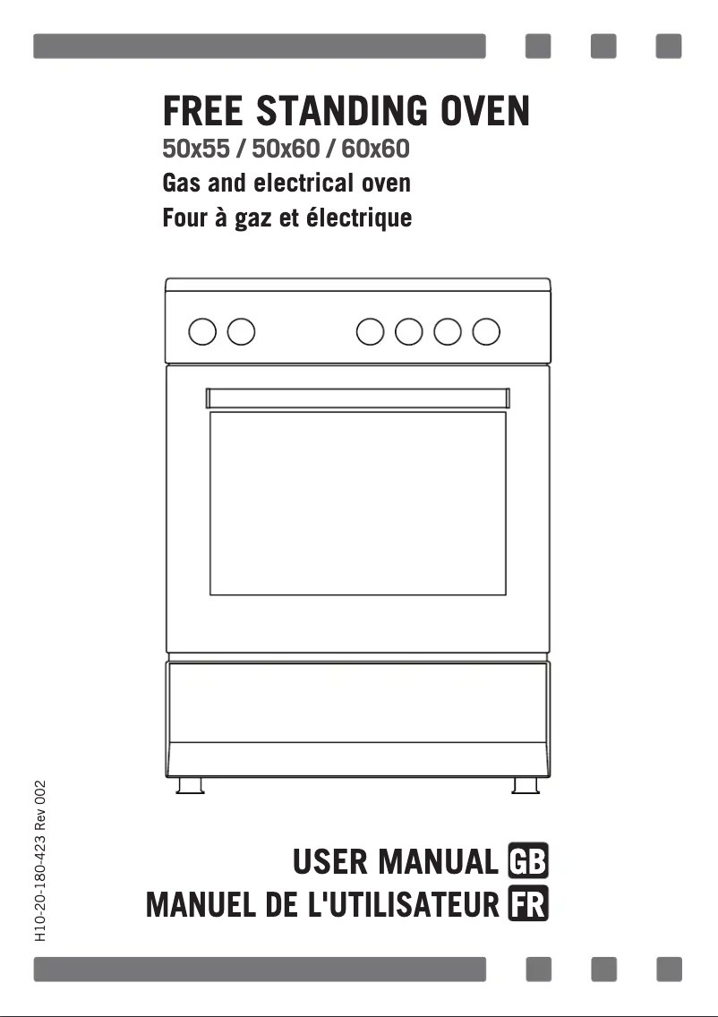Page 1 de la notice Manuel utilisateur Rosieres RGGC663CSW/E