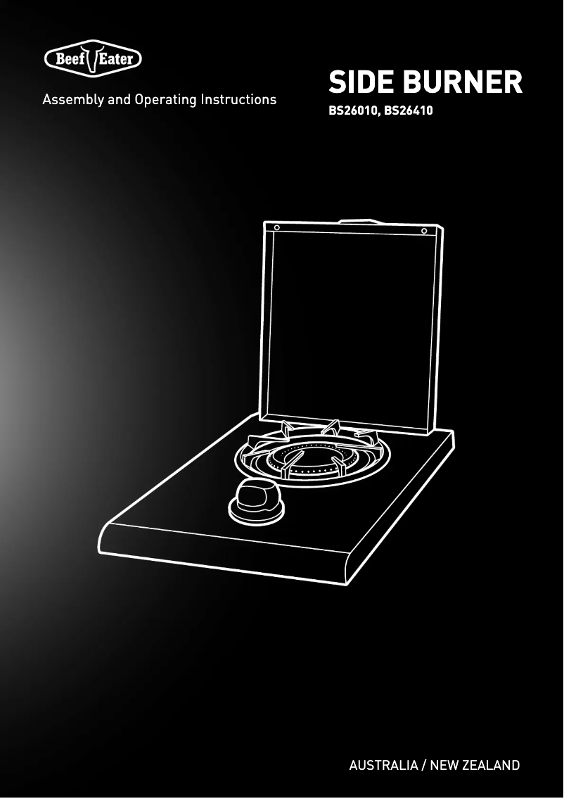 Page 1 de la notice Manuel utilisateur BeefEater S26010