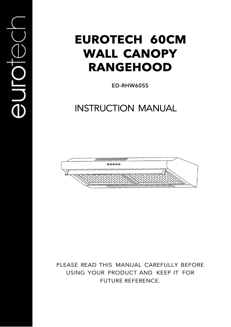 Page 1 de la notice Manuel utilisateur Eurotech ED-RHW60SS