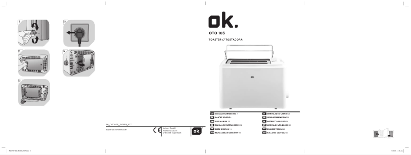 Page 1 de la notice Manuel utilisateur OK OTO 103