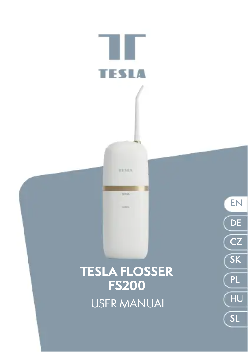 Page 1 de la notice Manuel utilisateur Tesla Flosser FS200